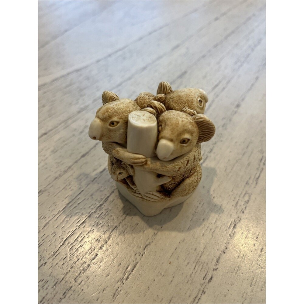 Harmony Kingdom Family Tree Koala Bear Trinket Box 2"